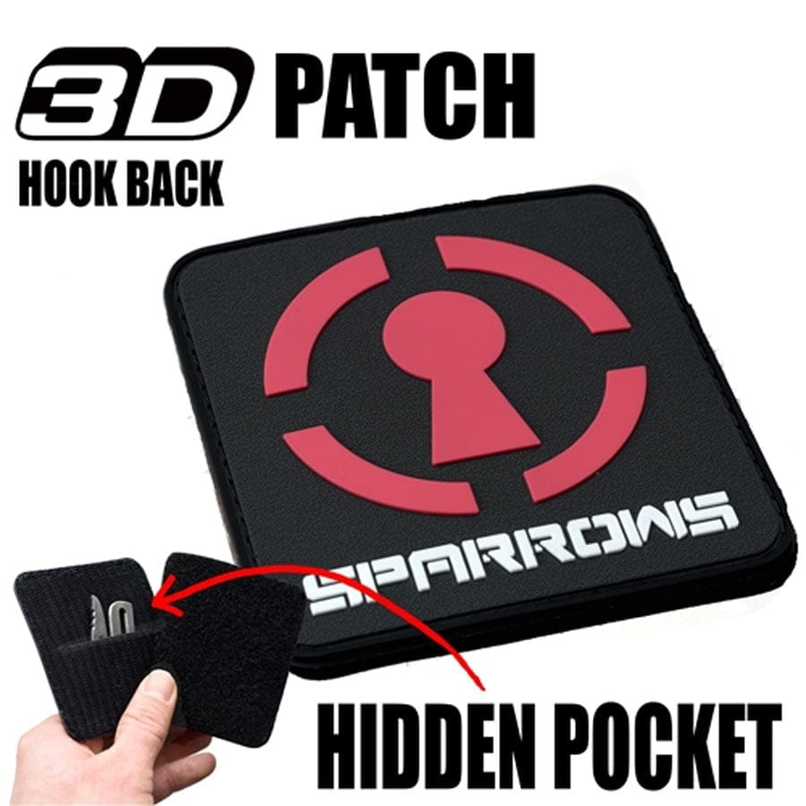 Patch Caché Sparrows Rouge