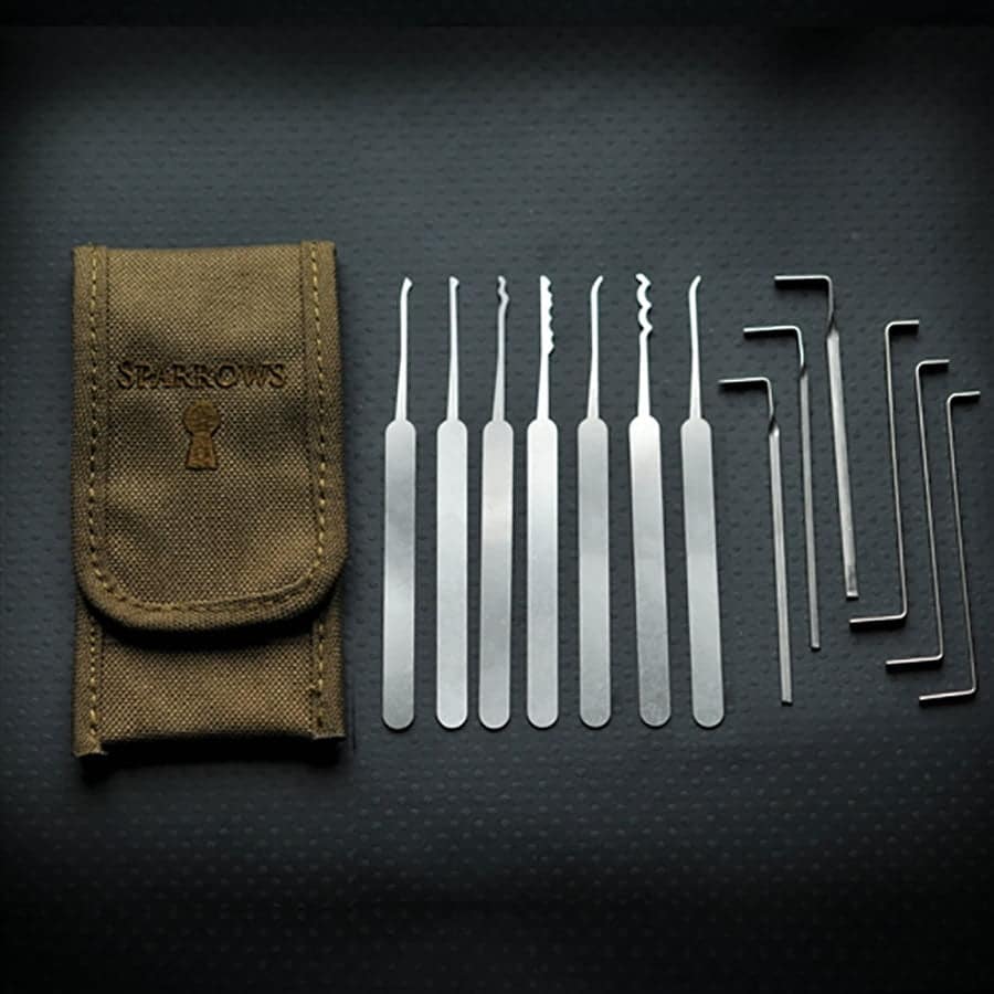 Set de crochetage Tuxedo Sparrows (Coyote)