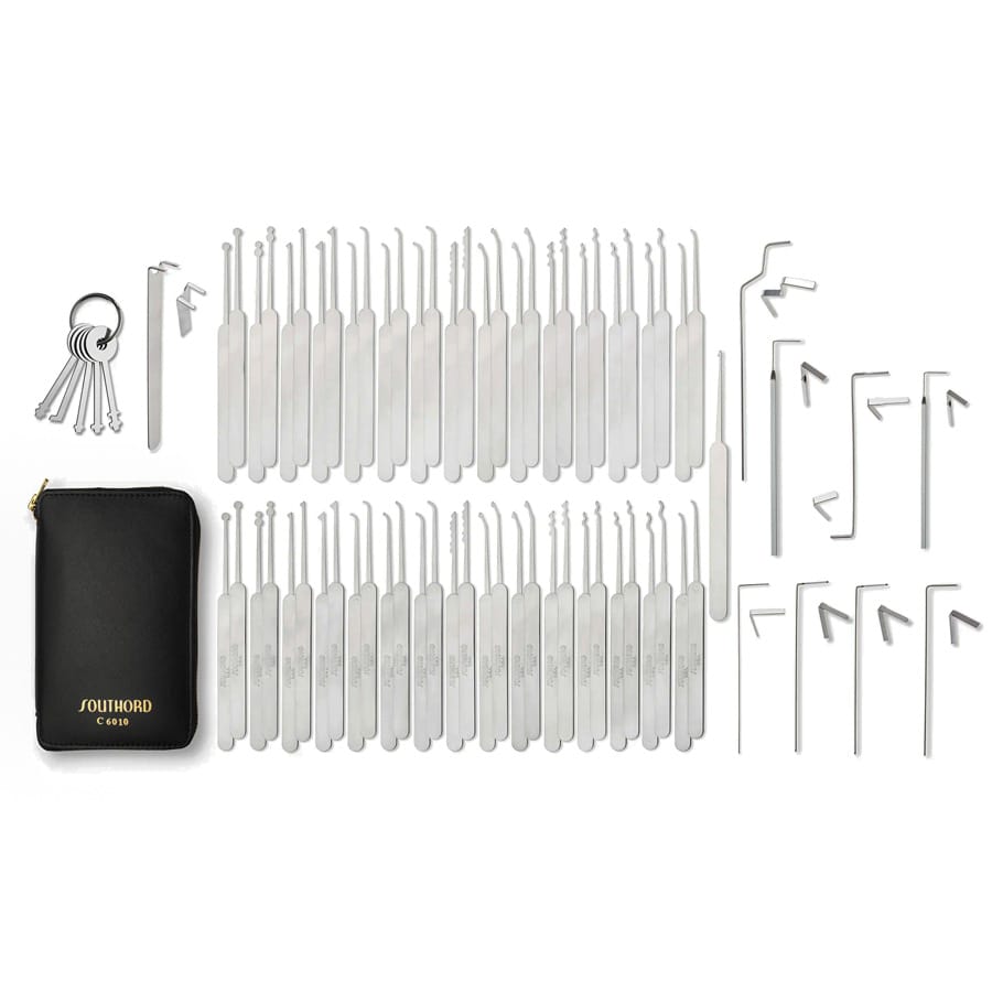 Set de crochetage Slimline SouthOrd (74 pièces)
