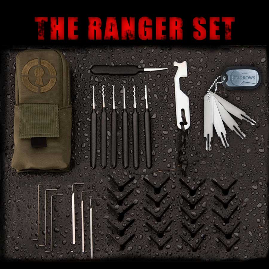 Ensemble de Lockpicks Ranger Sparrows Vert