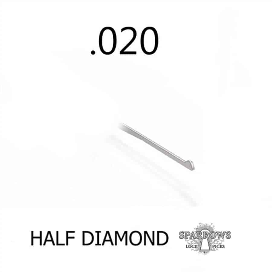 Sparrows Half Diamond .020&Prime;