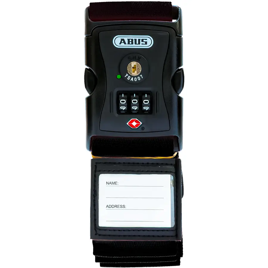 Serrure TSA Abus avec ceinture de valise