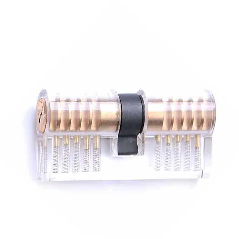 Cadenas Cylindrique Transparent Double Face