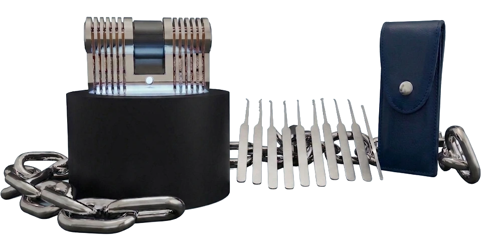 LPXS15 lockpick set met Skylender oefenslot