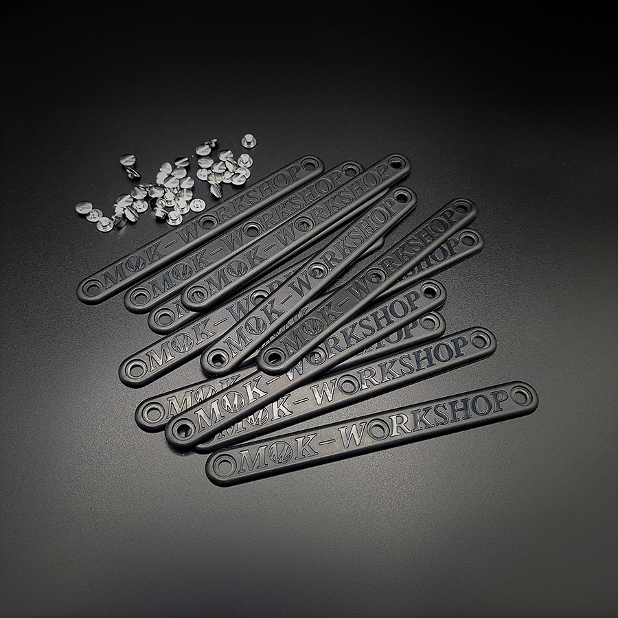 Poignées MOKI ABS Noires (pack de 6)